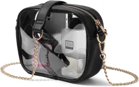 TOBVZOO Clear Bag Stadium Approved, Crossbody Transparent Bag for Concerts Sports Events, Purses for Men & Women