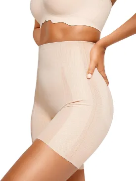 Vertvie Women Shapewear Tummy Control High Waisted Butt Lifting Body Shaper Shorts Thigh Slimmer Panties Girdle Underwear(Nude,Small)