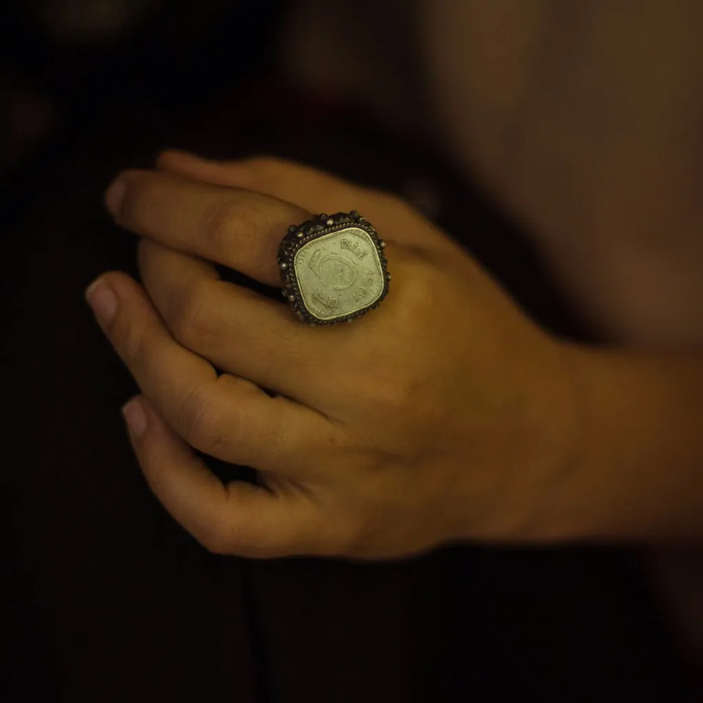 Vintage Coin Ring