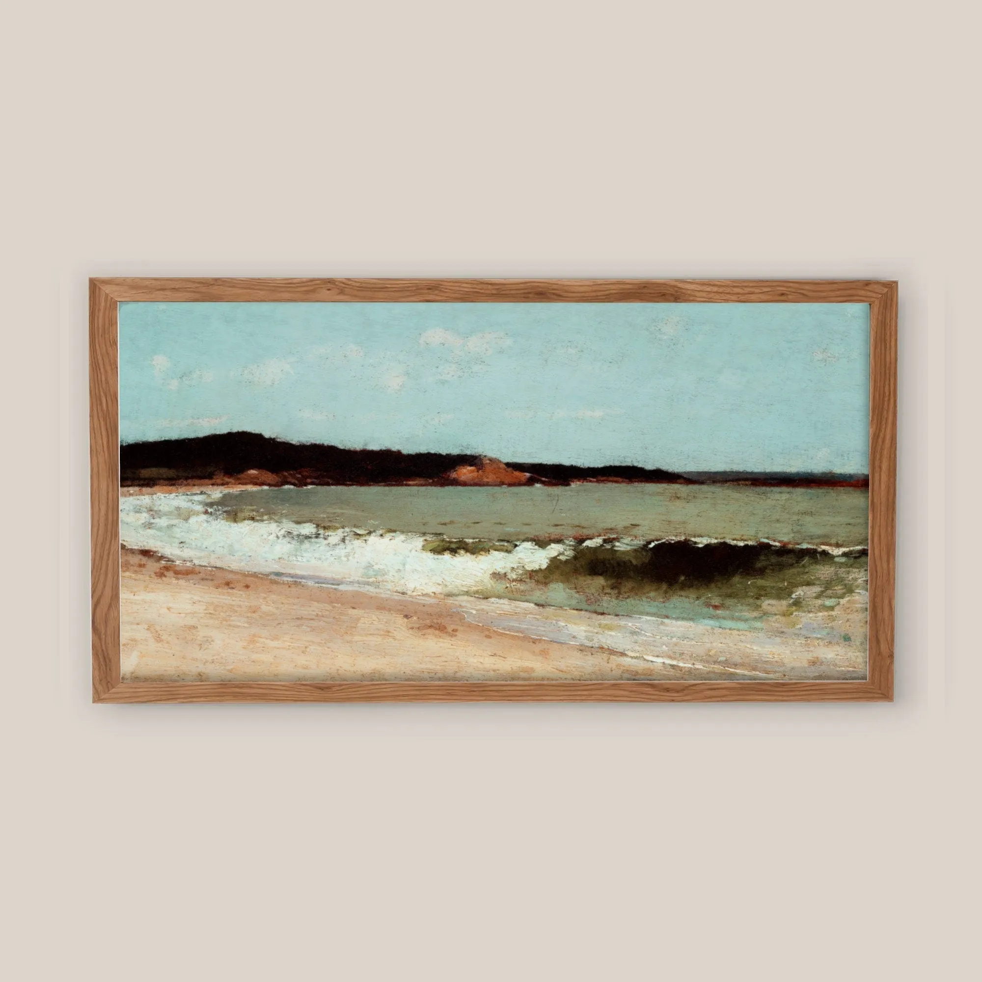 Vintage Ocean Wave Print