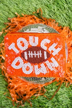 Viola Orange 'Touchdown' Glimmering Coin Purse