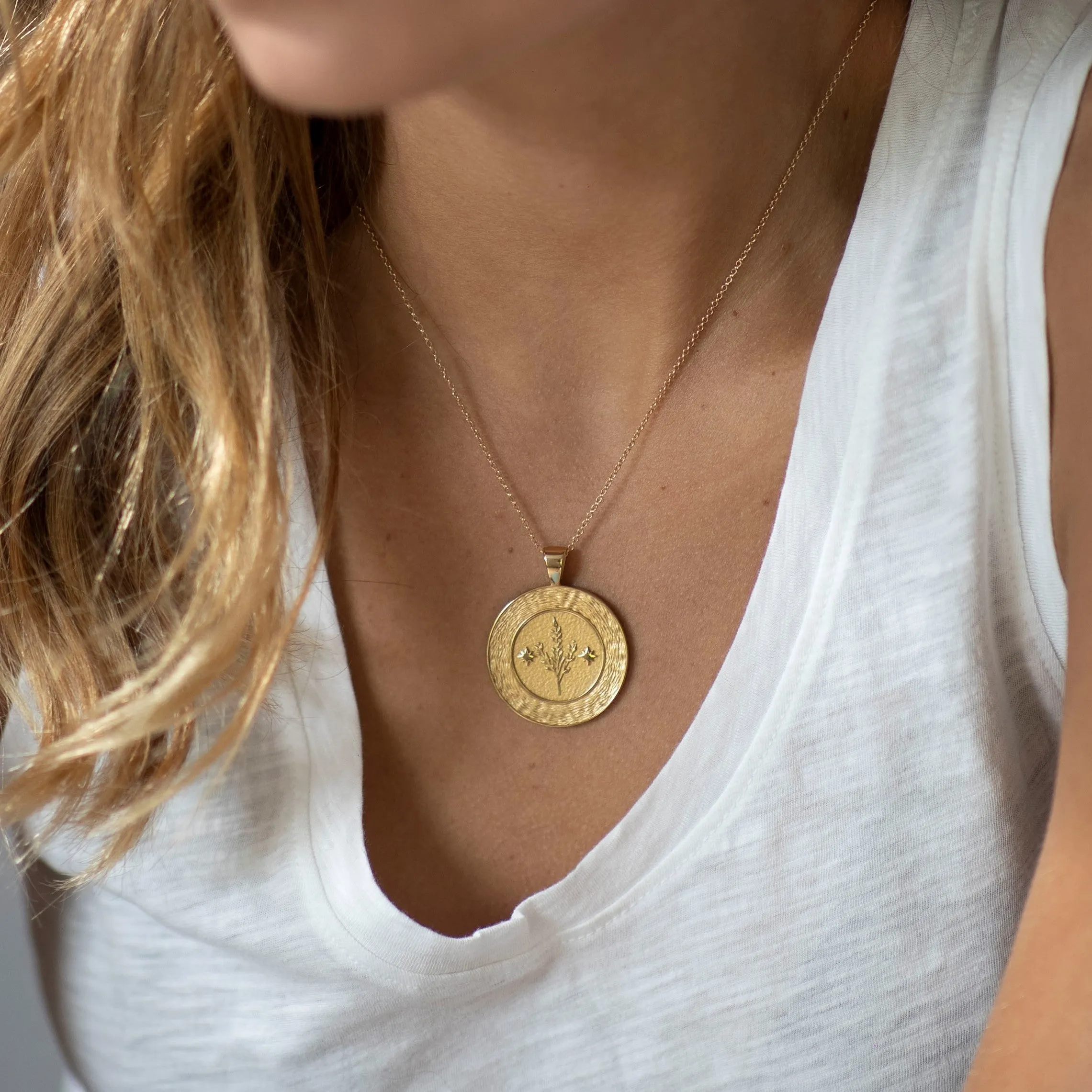 VIRGO JW Zodiac Pendant Coin - Aug 23 - Sep 22