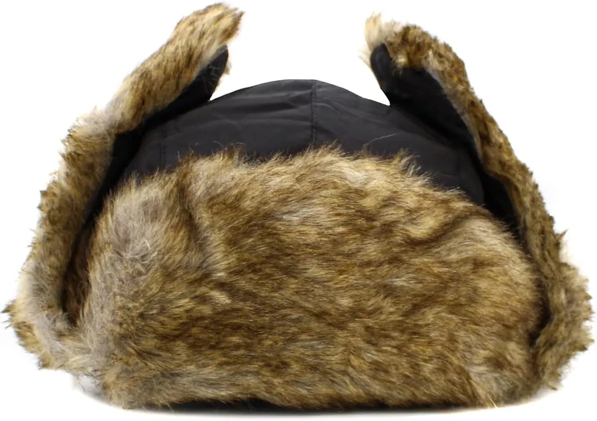 Wool Blend Aviator Trapper hat Trooper Ear Flaps Ushanka Eskimo Russian Warm Winter Cold