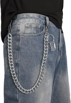 ZEKEE Wallet Chain Punk Jeans Chain Pants Chain Belt Chain Key Chain Hip Hop Goth Accessories for Women Men